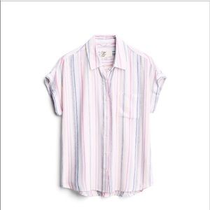 Cosmic Blue Love Ava Button Down